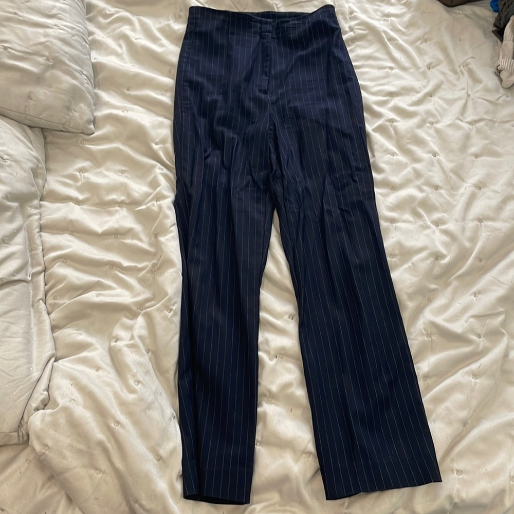 Dynamite Pinstripe Carrot Dress Pant